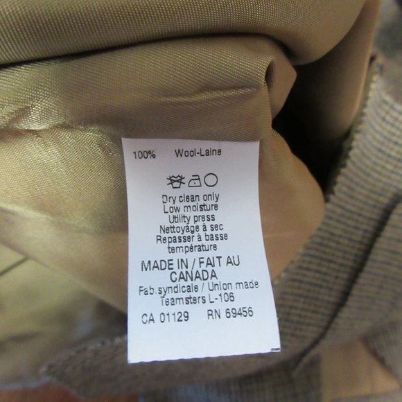 Sz 40 - ALLEN EDMONDS 100% WOOL TWEED VEST - Picture 4 of 6